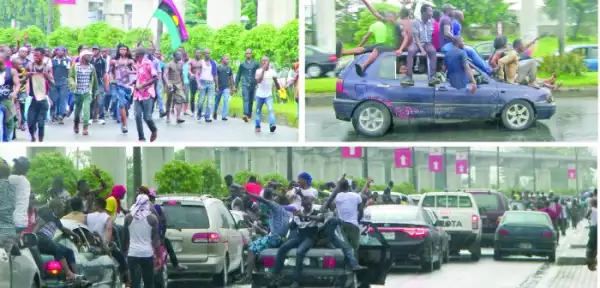 Radio Biafra: Protest Turns Bloody, Four Shot, 15 Injured Port Harcourt